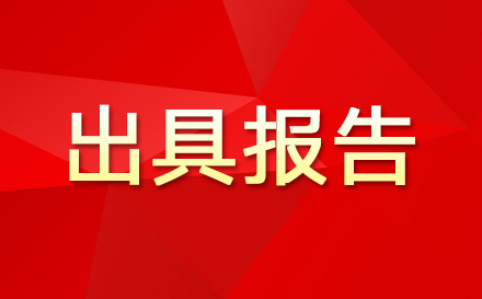 出具报告
